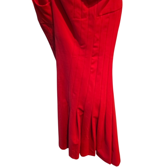 NWT CALIA Pleated Tennis Golf Dress Fresh Red shelf bra & shorts Large Athletic - Picture 2 of 5